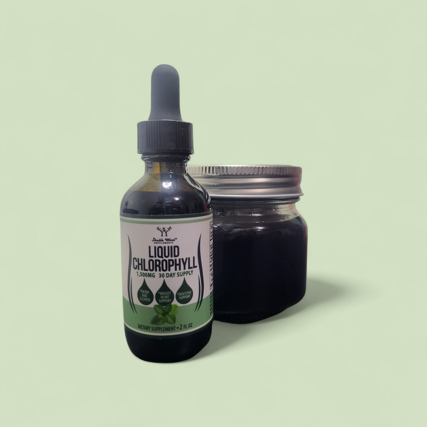 Chlorophyll Infused Elderberry Syrup